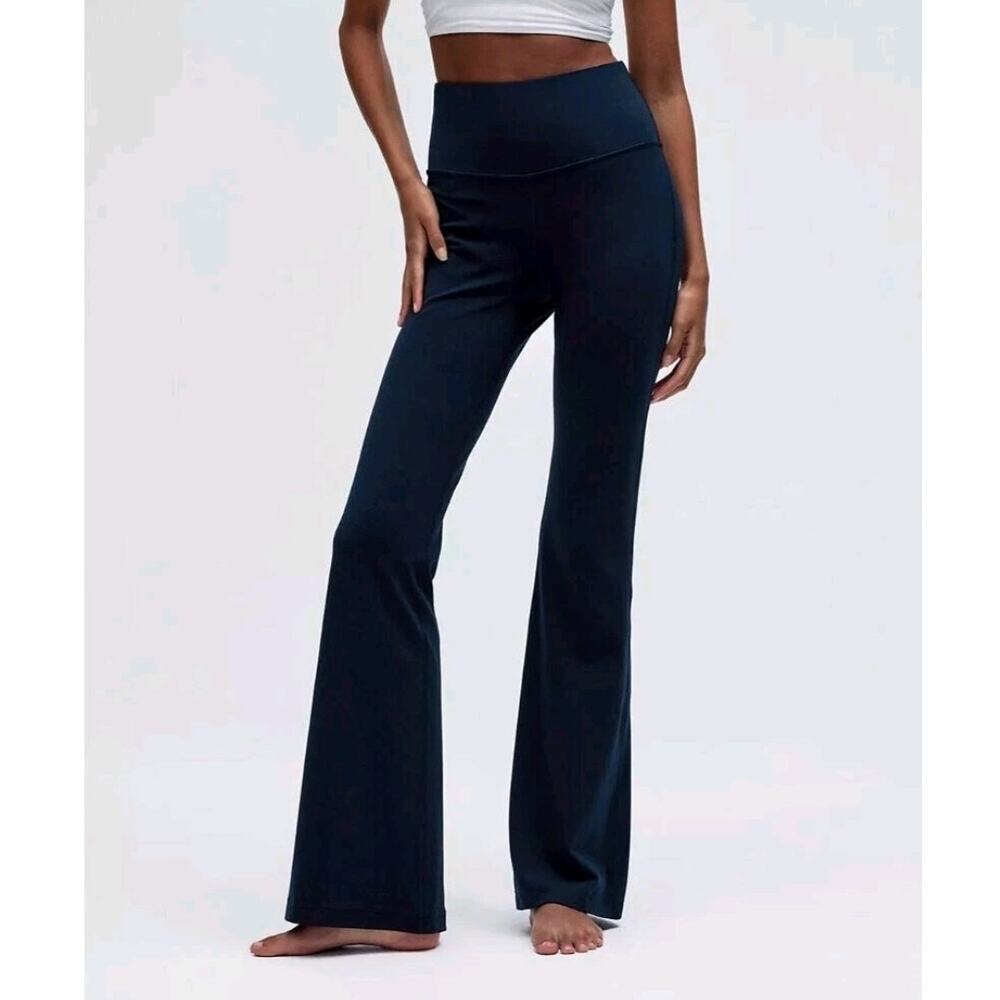 lululemon athletica High-Rise Flared Leggings in Navy